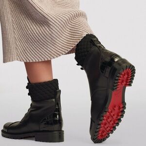 Christian Louboutin Mayr combat boots size 38